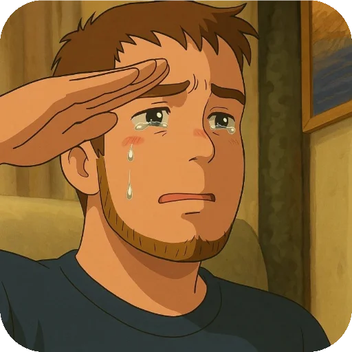 😎 Стикер «Ghibli memes» для Telegram