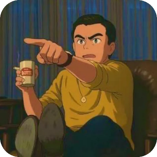 📖 Стикер «Ghibli memes» для Telegram
