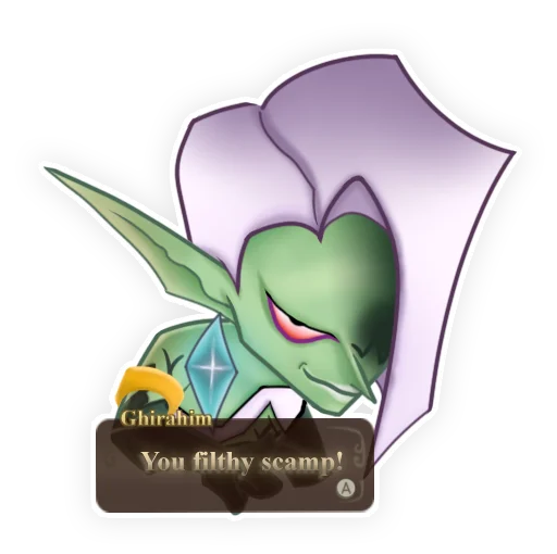 👿 Стикер «The Legend of Zelda Skyward Sword» для Telegram