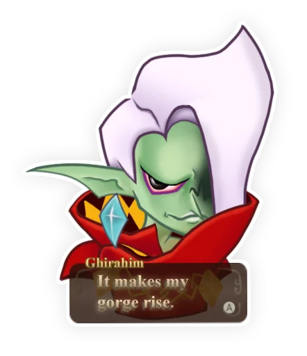 🤢 Стикер «The Legend of Zelda Skyward Sword» для Telegram