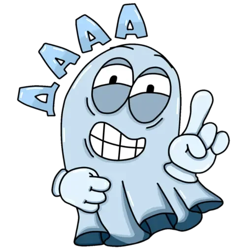 😁 Стикер «Призрак Бак» для Telegram