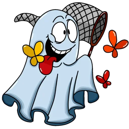 🦋 Стикер «Призрак Бак» для Telegram