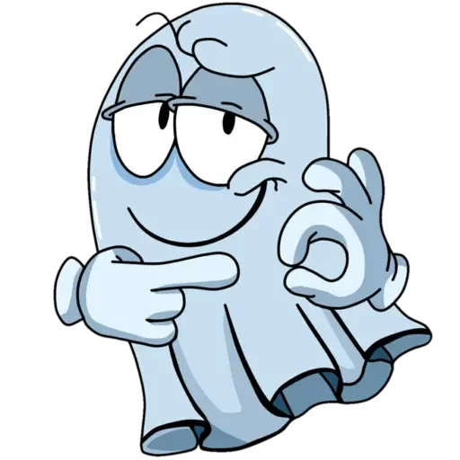😏 Стикер «Призрак Бак» для Telegram