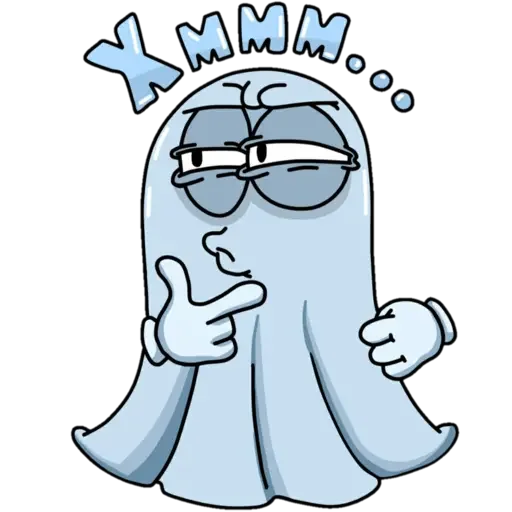 🤔 Стикер «Призрак Бак» для Telegram