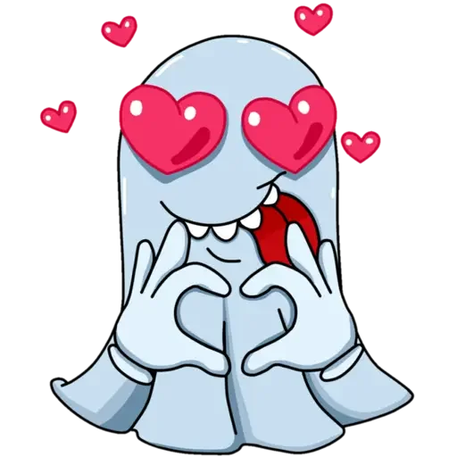 😍 Стикер «Призрак Бак» для Telegram