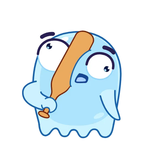 🤪 Стикер «Привидение» для Telegram