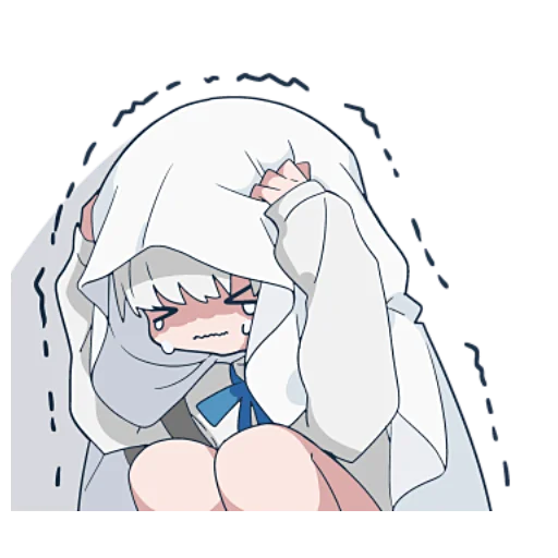 😞 Стикер «Призраки и черные кошки» для Telegram