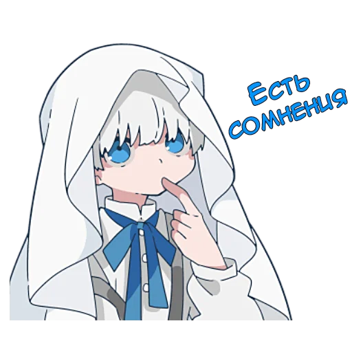 🤔 Стикер «Призраки и черные кошки» для Telegram