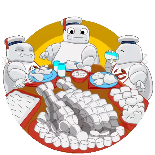 🍛 Стикер «Ghostbusters» для Telegram