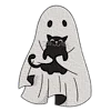 👻 Эмодзи «hey boo» для Telegram