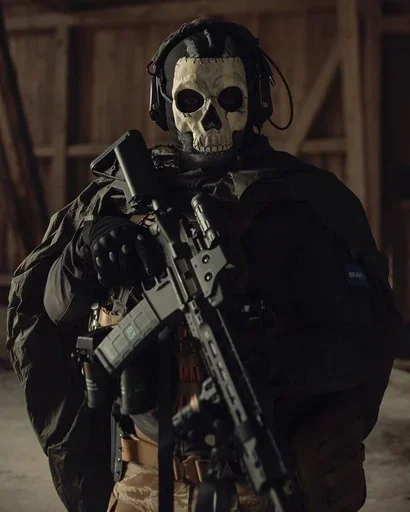 😒 Стикер «Ghost Call of duty» для Telegram