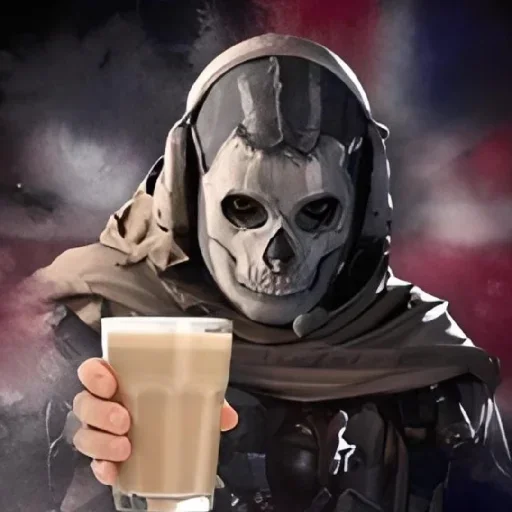 🍺 Стикер «Ghost Call of duty» для Telegram