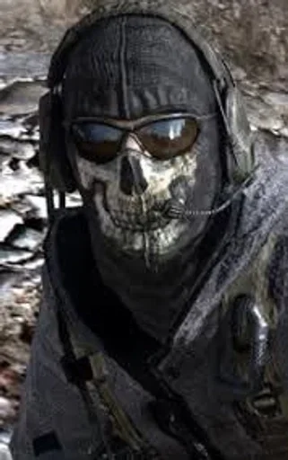 ☠️ Стикер «Ghost Call of duty» для Telegram