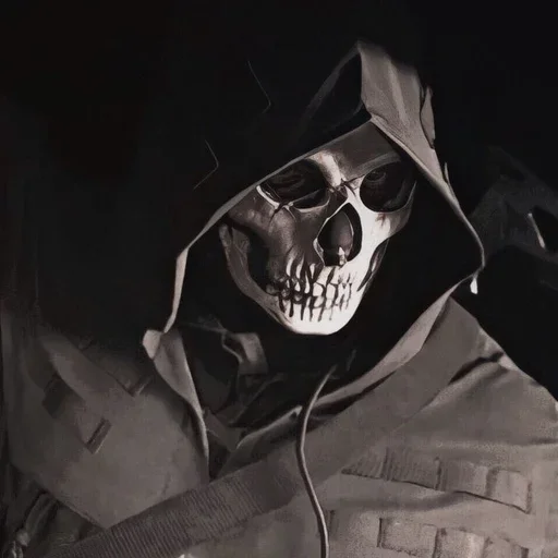 😜 Стикер «Ghost Call of duty» для Telegram