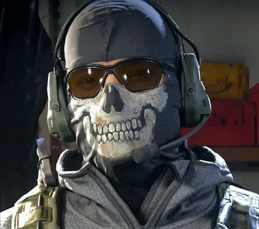 😳 Стикер «Ghost Call of duty» для Telegram