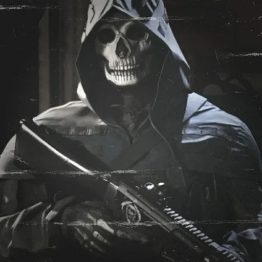 😍 Стикер «Ghost Call of duty» для Telegram
