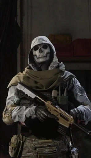 😎 Стикер «Ghost Call of duty» для Telegram