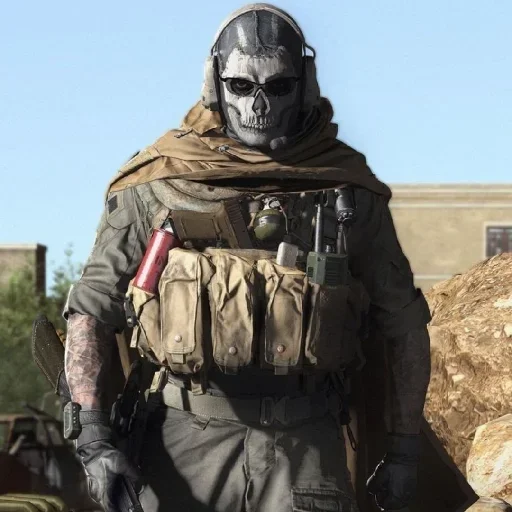 🤨 Стикер «Ghost Call of duty» для Telegram