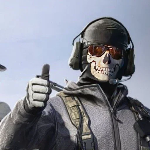 Стикерпак Ghost Call of duty для Telegram