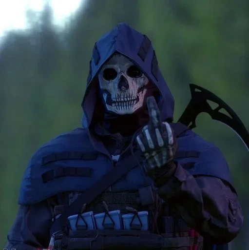 💀 Стикер «Ghost Call of duty» для Telegram