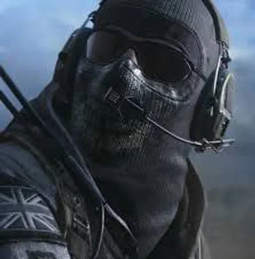 ☠️ Стикер «Ghost Call of duty» для Telegram