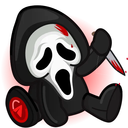 Стикер 36 Ghostface ち