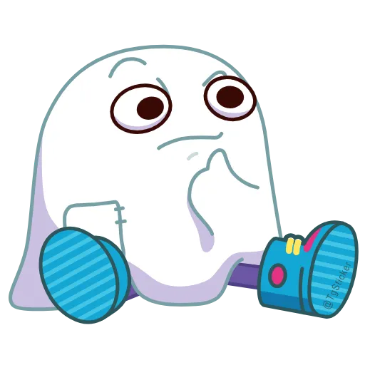 🤔 Стикер «Ghost Martin» для Telegram