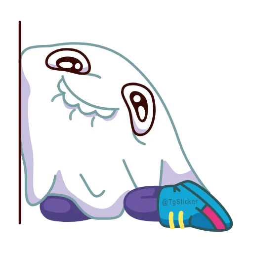 🤪 Стикер «Ghost Martin» для Telegram