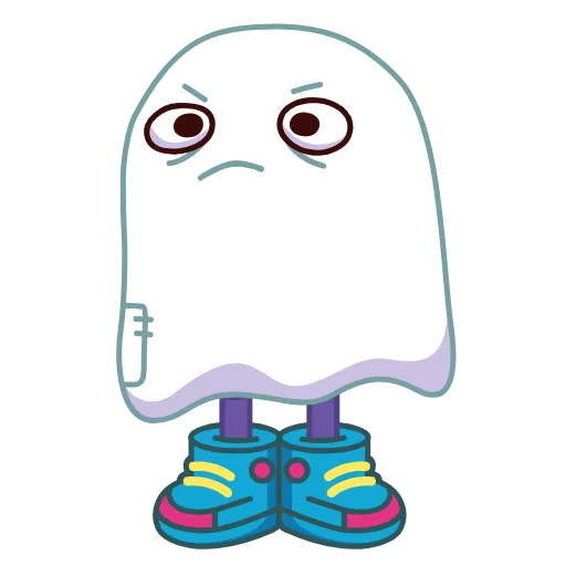 😑 Стикер «Ghost Martin» для Telegram
