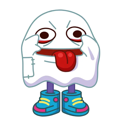 😛 Стикер «Ghost Martin» для Telegram
