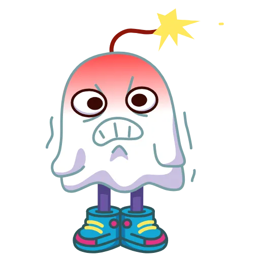 😡 Стикер «Ghost Martin» для Telegram