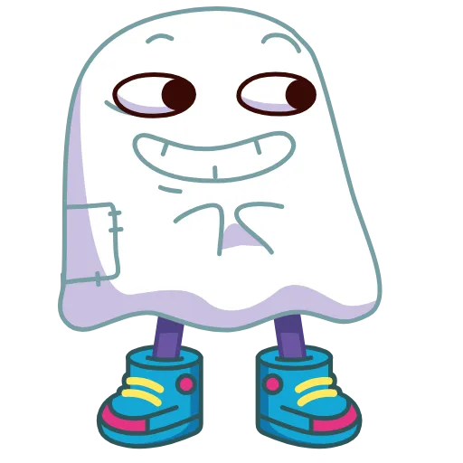 😏 Стикер «Ghost Martin» для Telegram