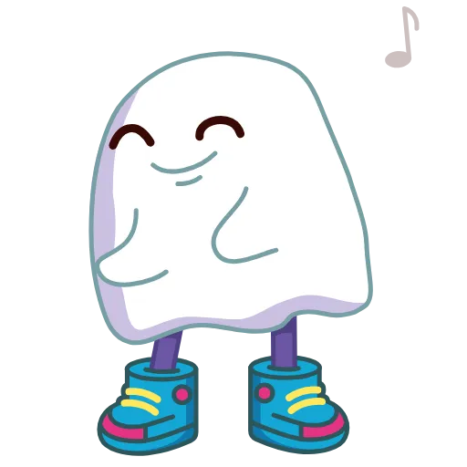 💃 Стикер «Ghost Martin» для Telegram