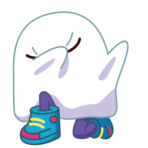 😎 Стикер «Ghost Martin» для Telegram