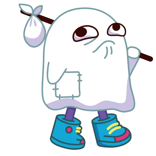 😟 Стикер «Ghost Martin» для Telegram
