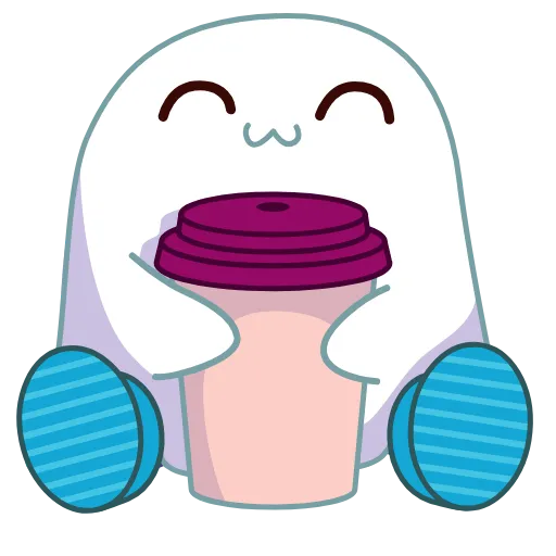 ☕️ Стикер «Ghost Martin» для Telegram