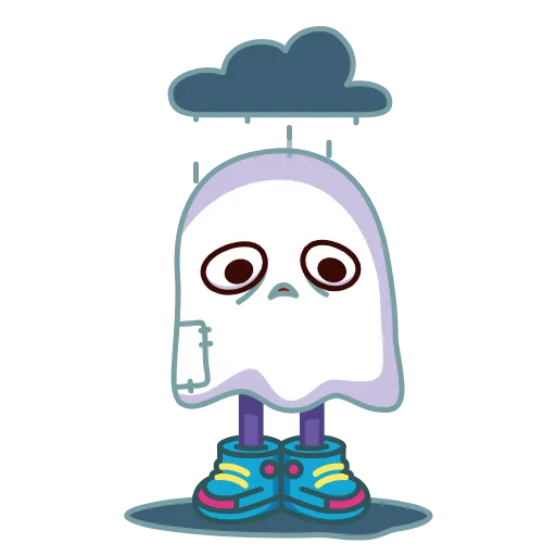 😭 Стикер «Ghost Martin» для Telegram