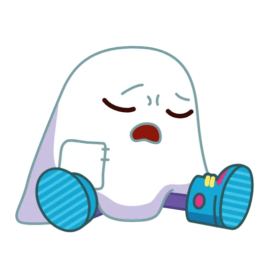 😴 Стикер «Ghost Martin» для Telegram