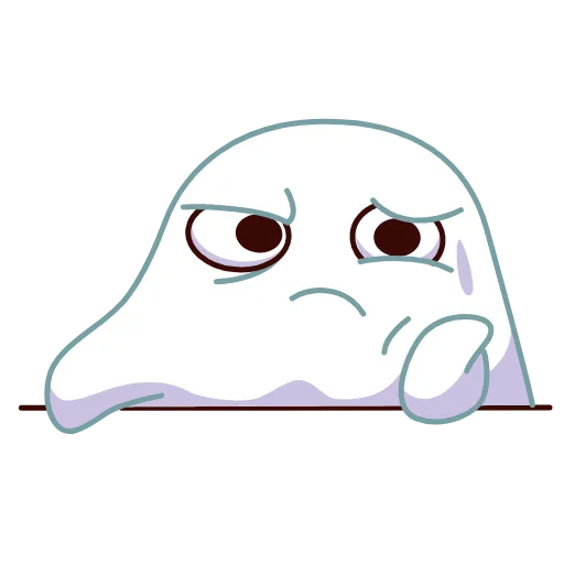 😕 Стикер «Ghost Martin» для Telegram
