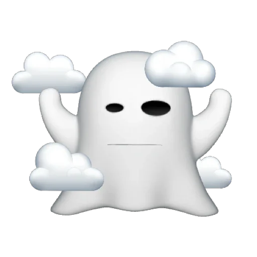 ☁️ Стикер «GHOST MEMOJI» для Telegram