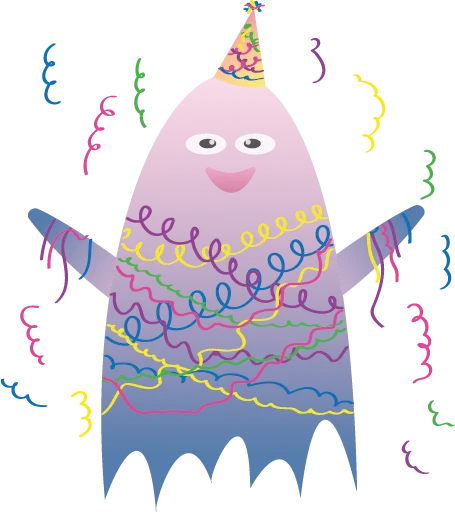🥳 Стикер «ghost princess» для Telegram