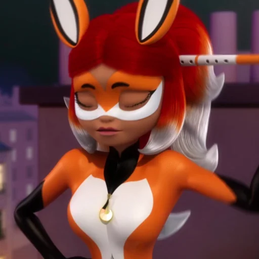 🦊 Стикер «Rena Rouge» для Telegram