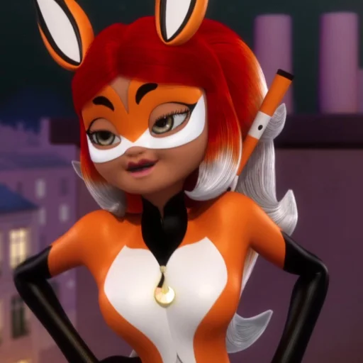🦊 Стикер «Rena Rouge» для Telegram