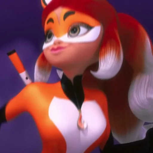 🦊 Стикер «Rena Rouge» для Telegram