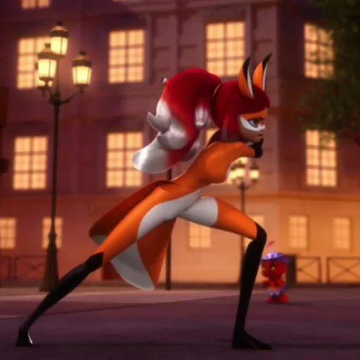 🦊 Стикер «Rena Rouge» для Telegram