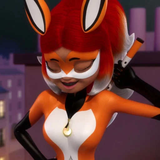 🦊 Стикер «Rena Rouge» для Telegram