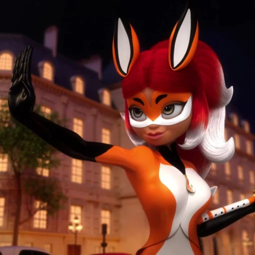 🦊 Стикер «Rena Rouge» для Telegram
