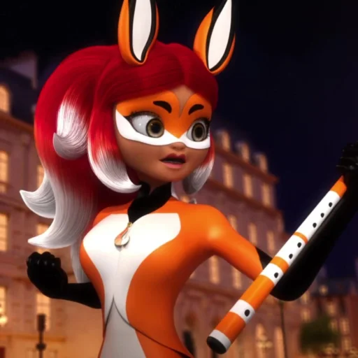 🦊 Стикер «Rena Rouge» для Telegram