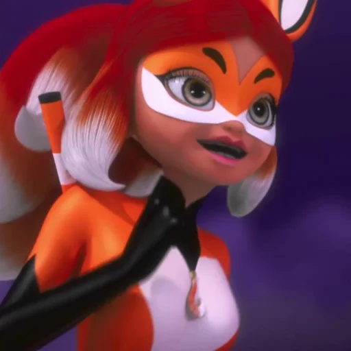 🦊 Стикер «Rena Rouge» для Telegram