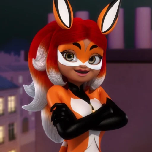 🦊 Стикер «Rena Rouge» для Telegram